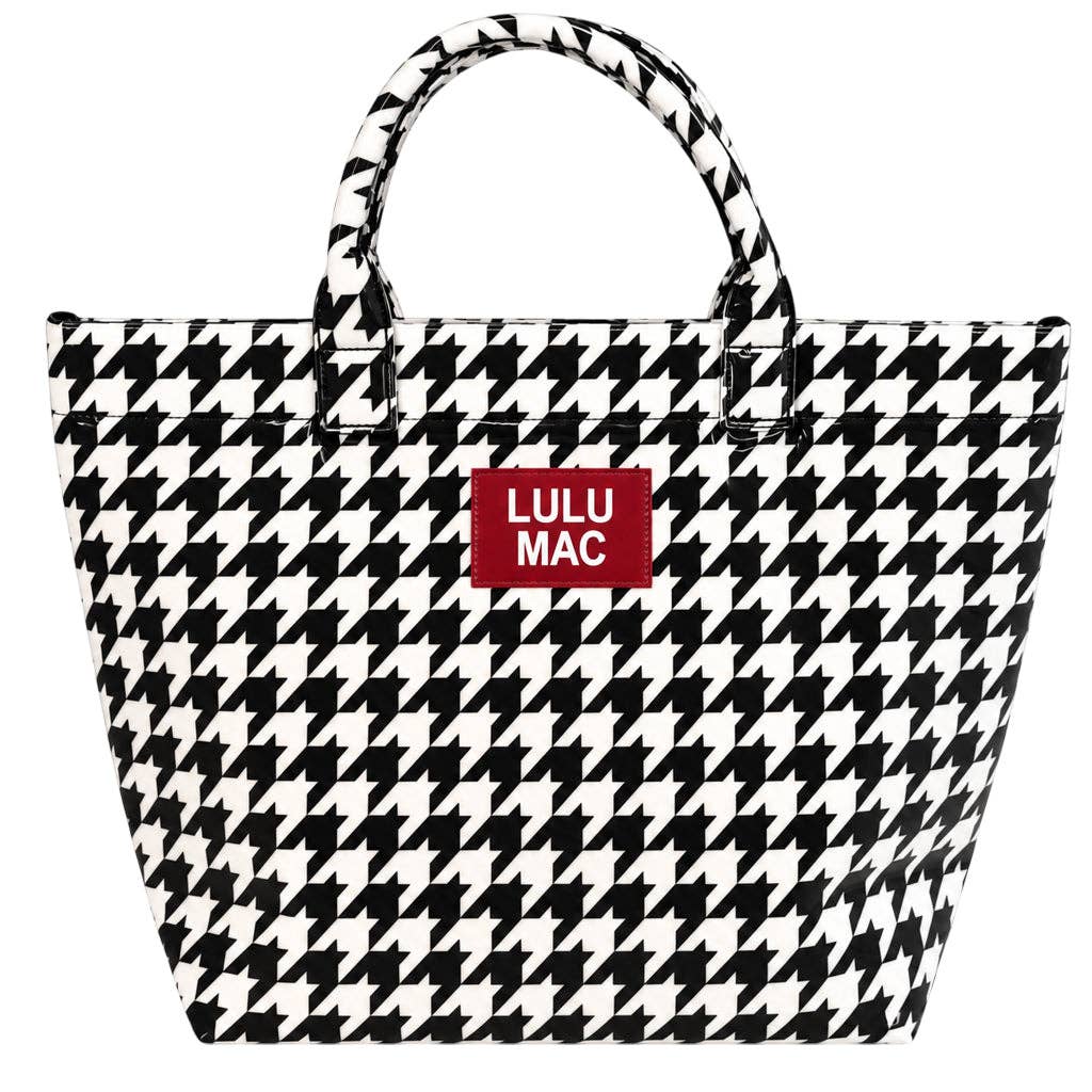 Lulu Mac Houndstooth Tote