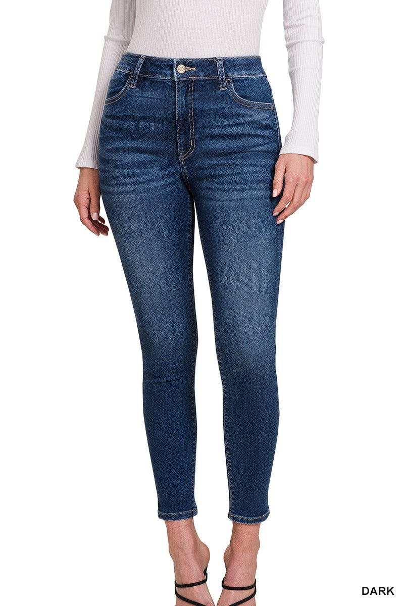 High Waist Skinny Jegging Jeans - Debs on 5th
