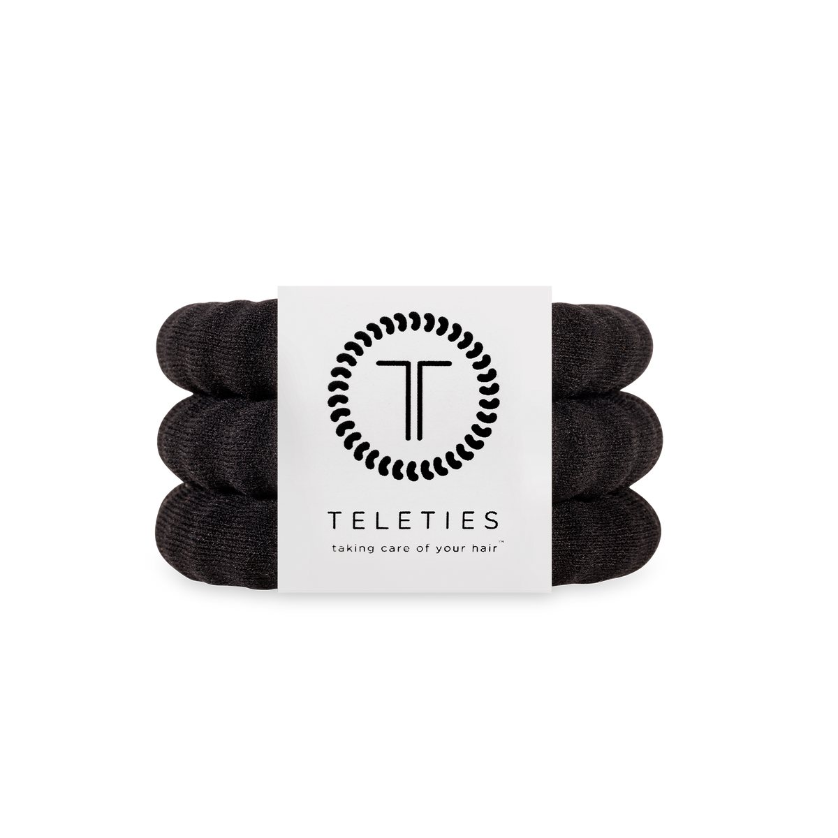 Nylon Hair Ties | Large | Jet Black