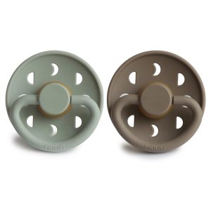 Frigg Moon Natural Rubber Pacifier 2 pk - Debs on 5th