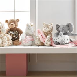 Leopard Plush With Blanket - Debs on 5th