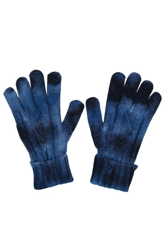 Tie Dye Print Gloves - Debs on 5th