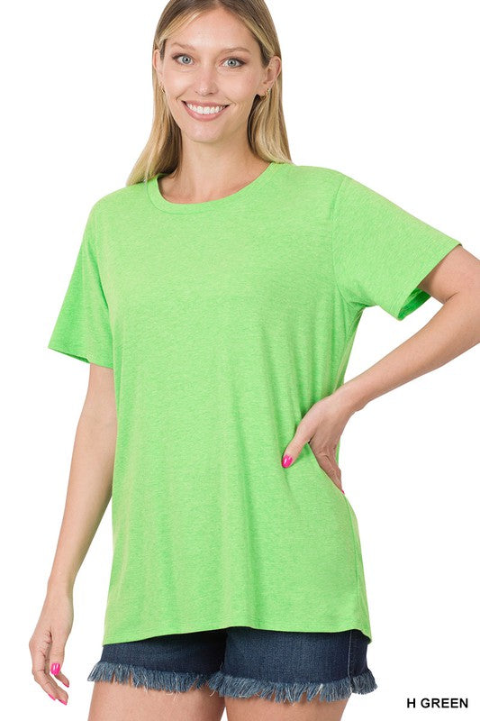 Cotton Short Sleeve Boyfriend Tee - Debs on 5th