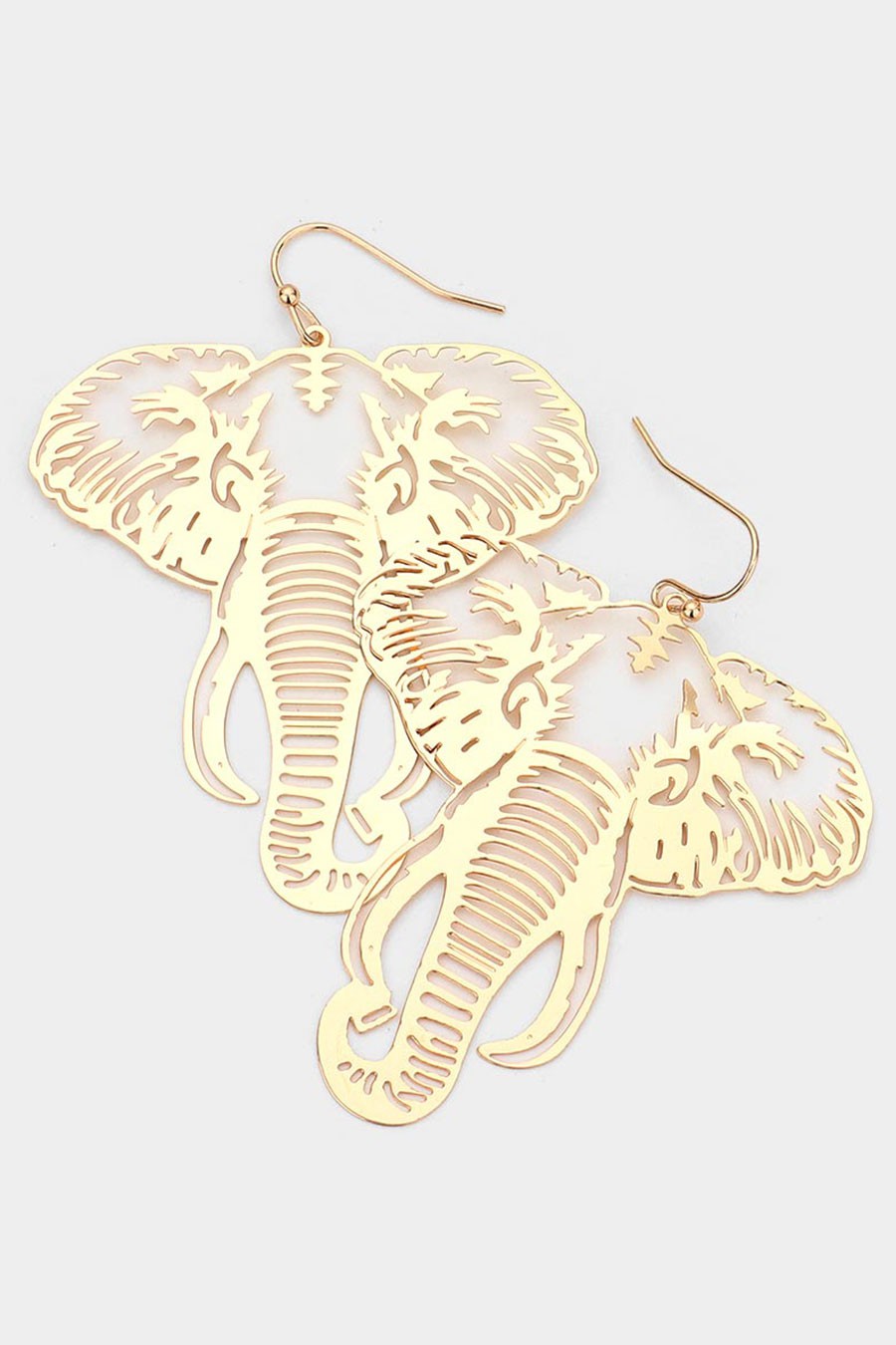 Elephant Filigree Dangle Earrings - Debs on 5th