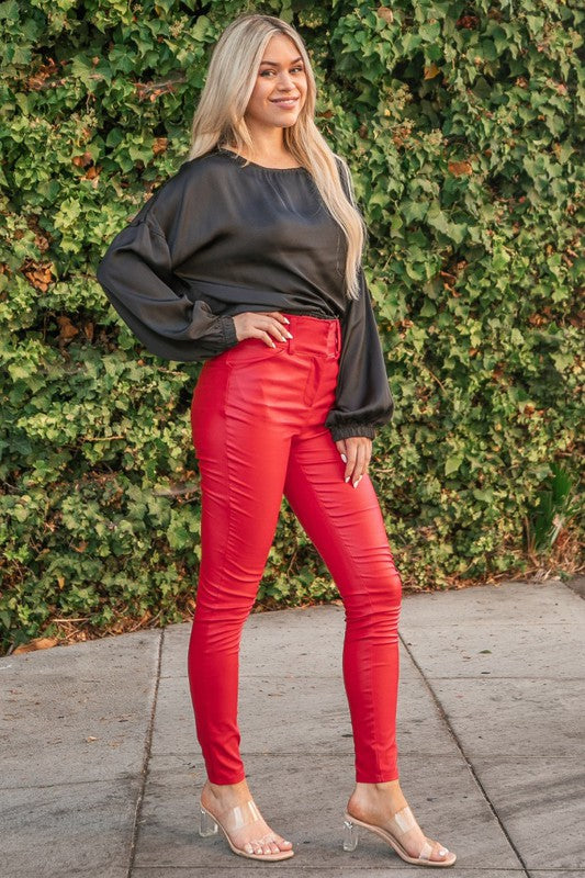 High Waist Skinny Pants - Debs on 5th