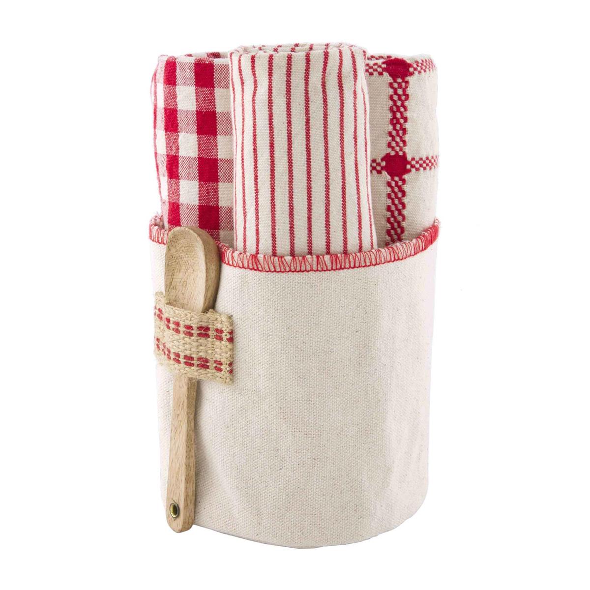 Holiday Towel Bucket Set - Debs on 5th