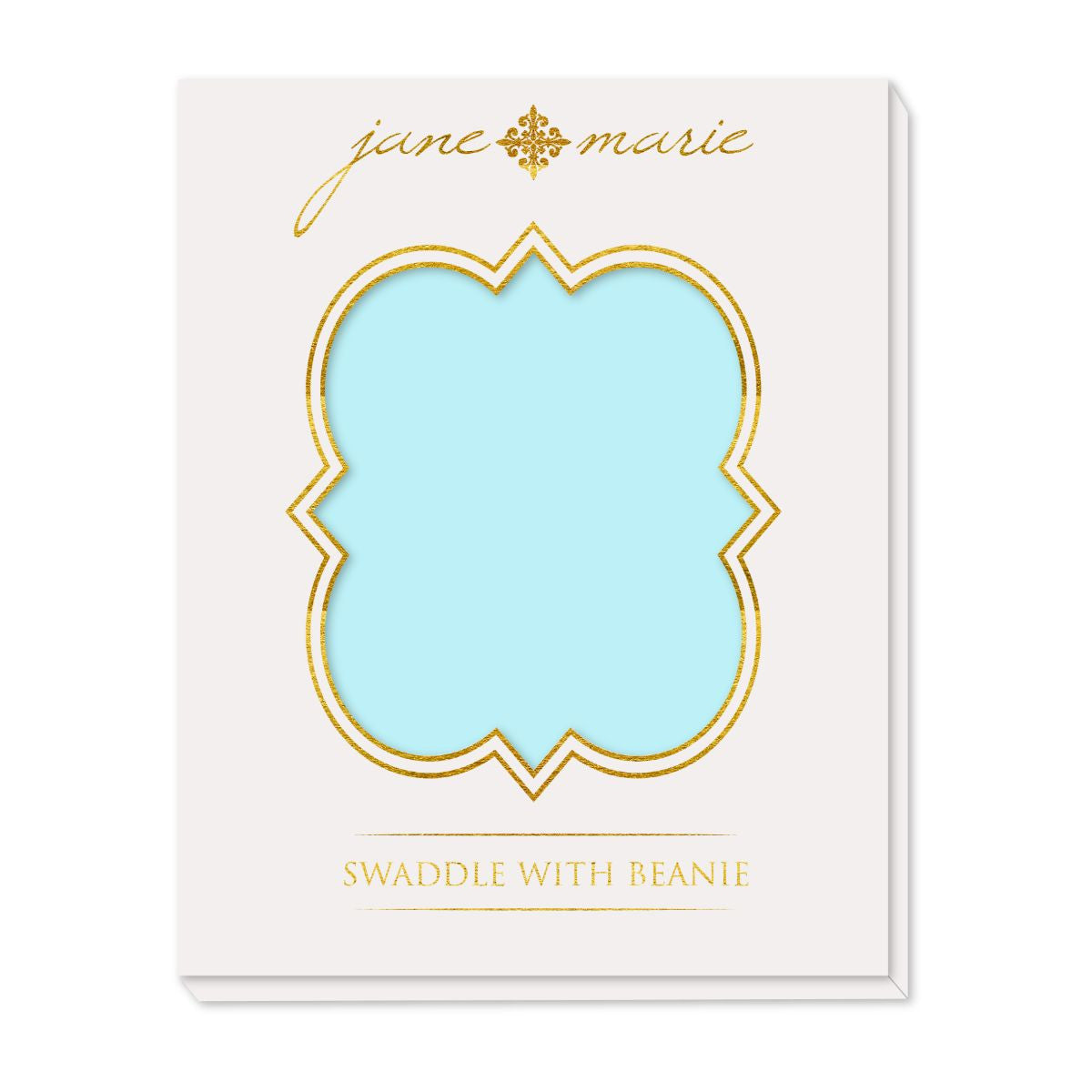 Baby Blue Swaddle & Beanie Set - Debs on 5th