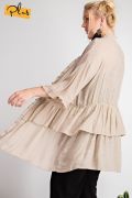Plus Size Bright Future Ruffled Cardigan - Debs on 5th