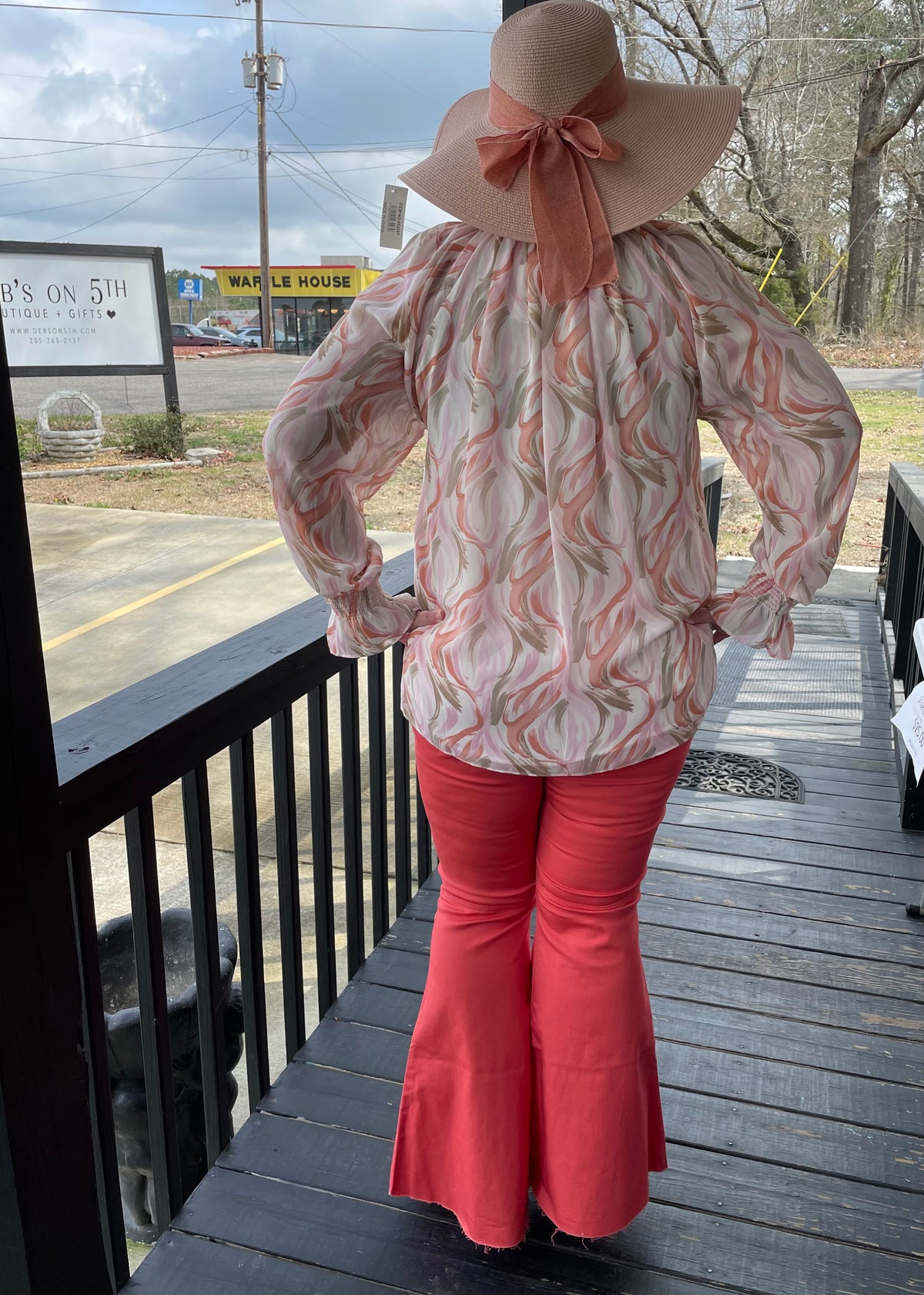 Crazy About You Printed Top - Debs on 5th