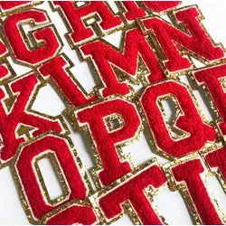 Red Varsity Self Adhesive Letters - Debs on 5th