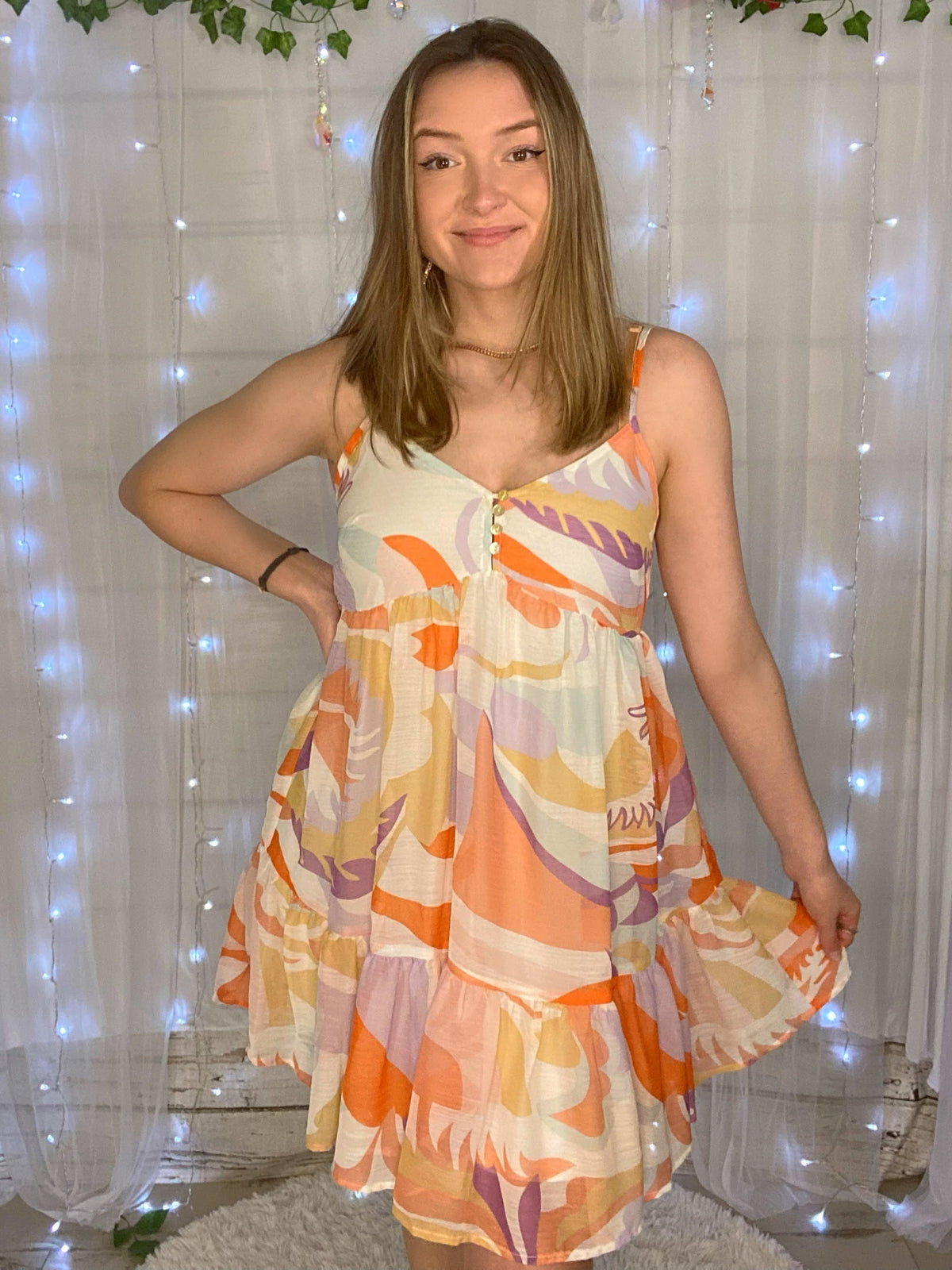 Sleeveless Babydoll Dress - Debs on 5th